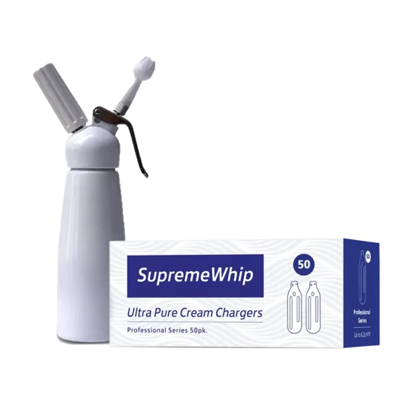 SupremeWhip Cream Chargers & 0.5L Cream Whipper