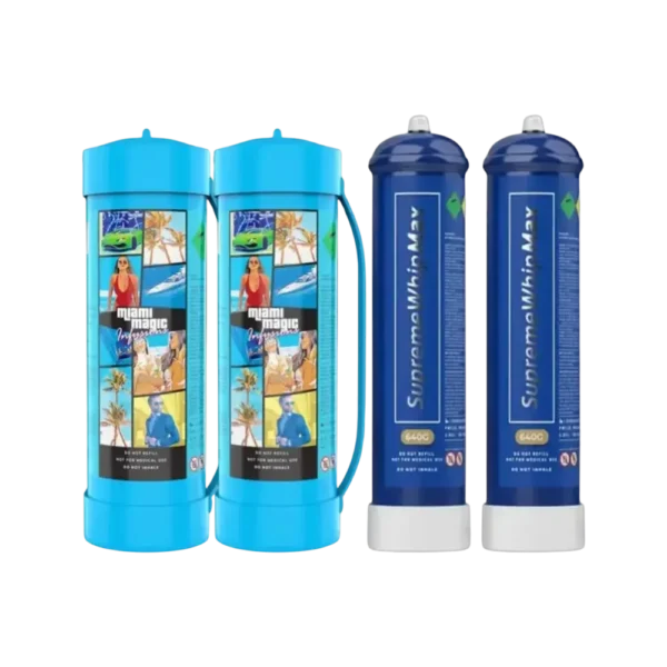 2x mega 3.3l miami magic 2-x-supremewhip max-1.1l tanks