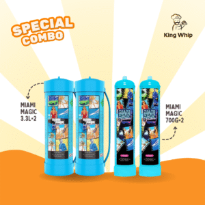 2 x MEGA 3.3L Miami Magic + 2 x Miami Magic 700G 1.2L Tanks